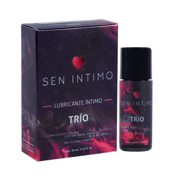 Lubricante Trio 3 en 1 Sex@ Oral Vaginal Masajes Sen Íntimo 30 ml